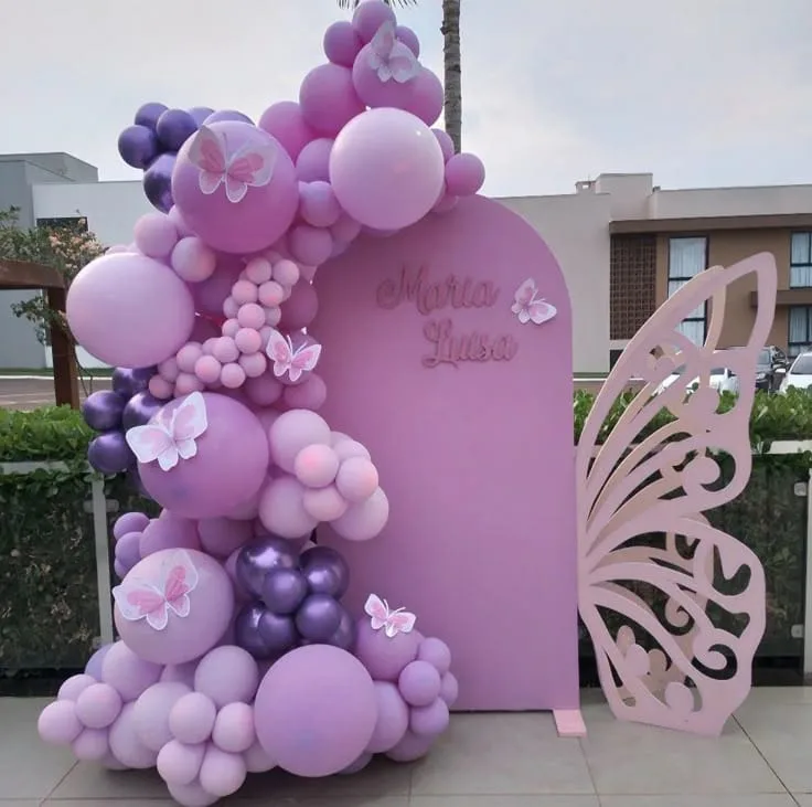 Butterfly Cutout Display set up at a Nairobi event by Sherehe Events - photo 6